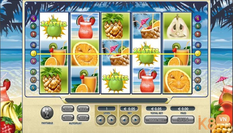Điều chỉnh mức cược trước khi bắt đầu nhấn nút Spin để quay guồng