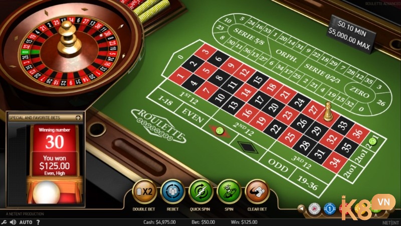 Roulette online