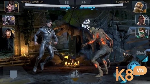 Injustice 2 với giao diện điều khiển đơn giản, phù hợp cho người mới bắt đầu