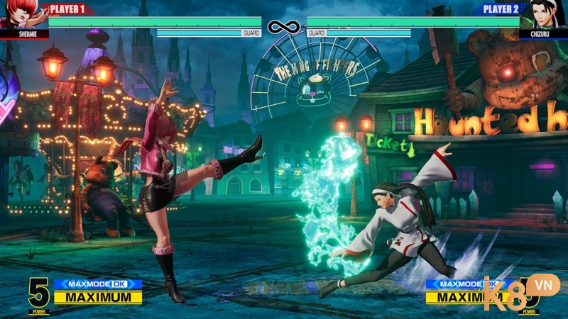 King of Fighters XV với đồ họa 2.5D sống động, kết hợp phong cách anime đặc trưng