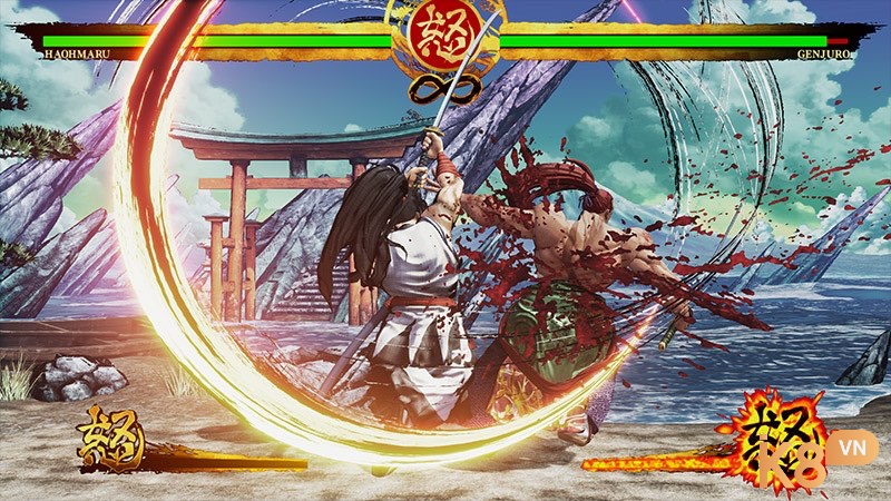 Samurai Shodown với phong cách đồ họa cel-shading lấy cảm hứng từ tranh vẽ thời Edo Nhật Bản