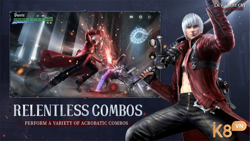 Devil May Cry: Peak of Combat" ghi nhận cột mốc lần đầu tiên thương hiệu Devil May Cry lấn sân sang game di động