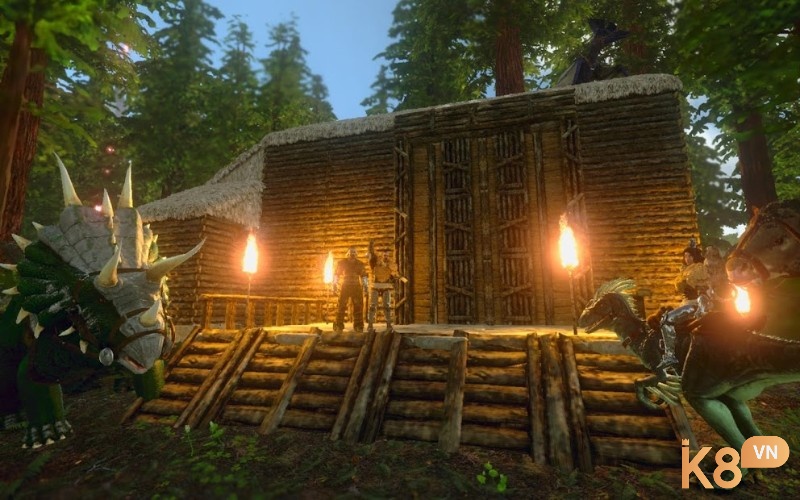 Game Ark có hệ thống thuần hóa các loại khủng long độc đáo và ấn tượng