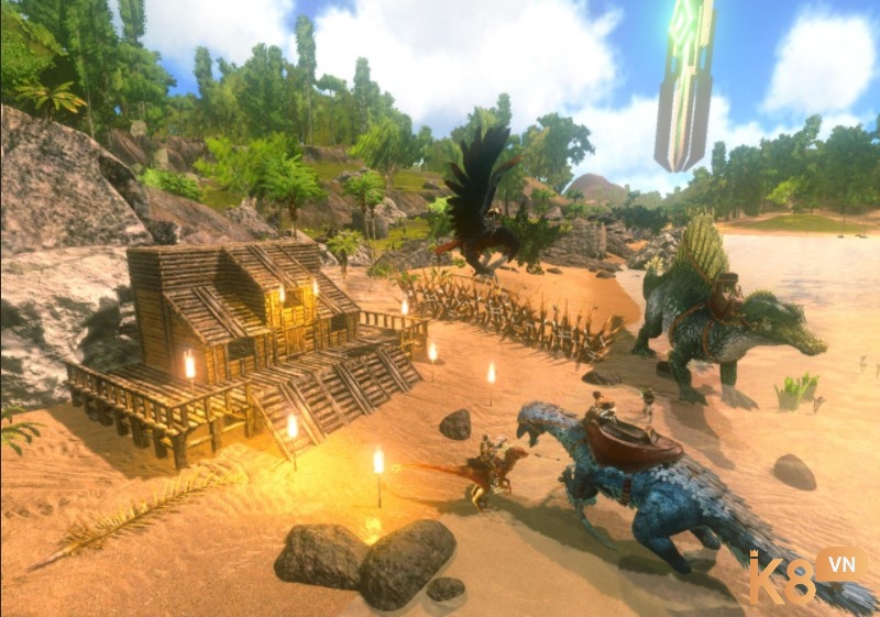 Game Ark có lối chơi sinh tồn kết hợp phiêu lưu đầy hấp dẫn