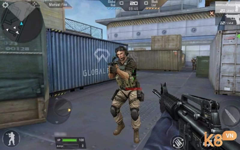 Các nhân vật trong game là những chiến binh được xây dựng theo lực lượng quân sự nổi tiếng toàn cầu