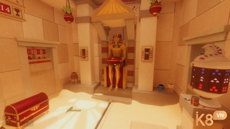 Đồ họa Escape Simulator nhẹ nhàng nhưng cũng không kém phần hấp dẫn