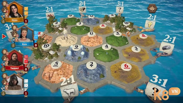 Chọn phiên bản Catan phù hợp theo cấp độ chơi
