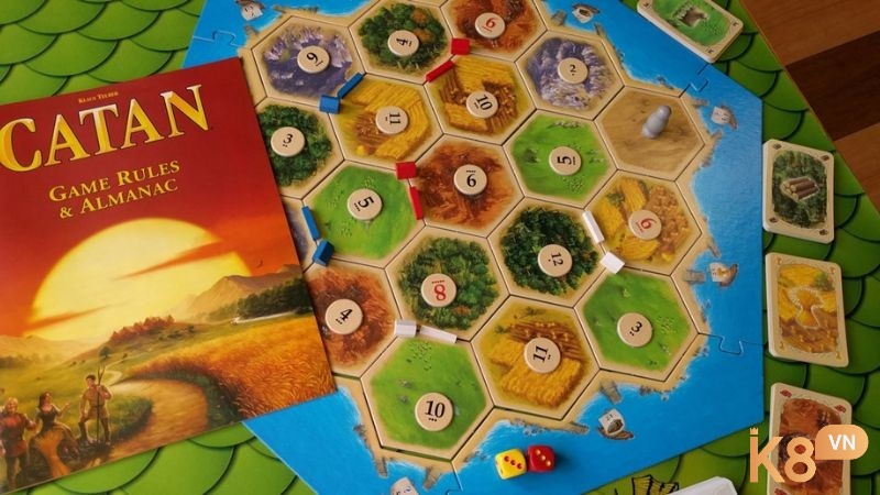 Board game Catan do Klaus Teuber sáng tạo