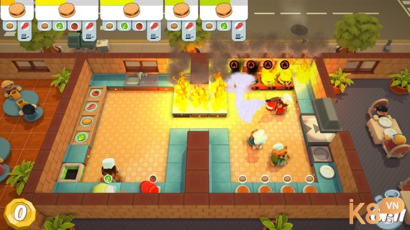 Overcooked! với lối chơi mô phỏng nấu ăn sẽ giúp bạn có những phút giây giải trí thư giãn nhất