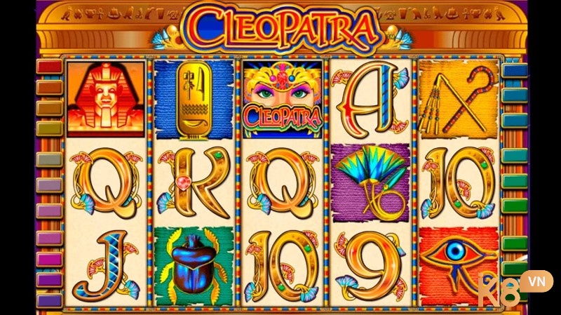 Biểu tượng Wild trong game là hình ảnh nữ hoàng Cleopatra