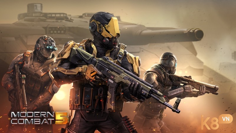 Modern Combat 5 – bắn súng hành động chân thật, đồ họa sắc nét, trải nghiệm chiến đấu như console