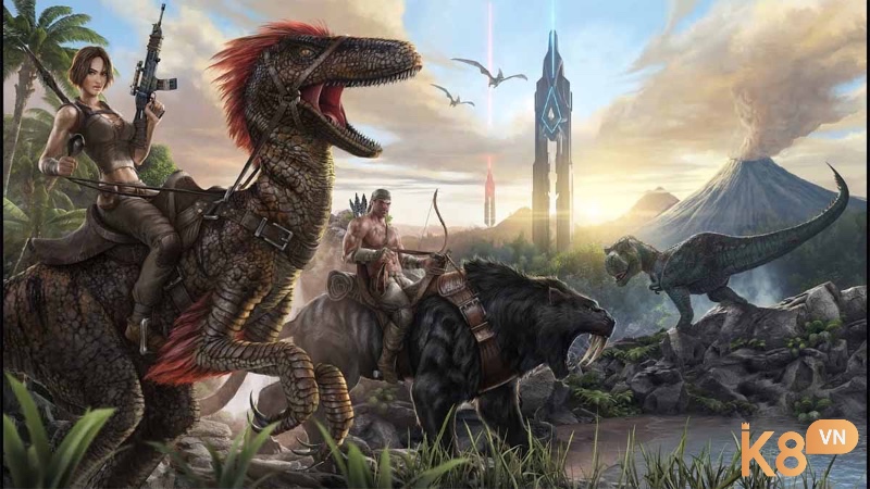 Sinh tồn cùng khủng long và xây dựng căn cứ trong thế giới tiền sử sống động của ARK: Survival Evolved