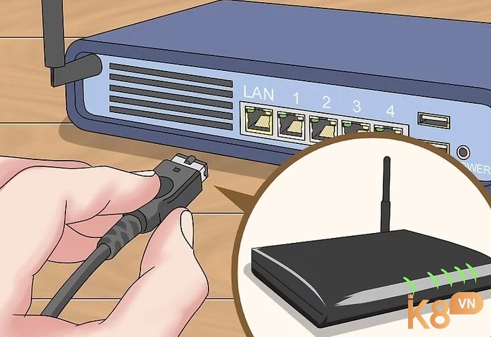 Kết nối mạng LAN ổn định hơn Wi-Fi là một trong các cách tải game nhanh trên PC.
