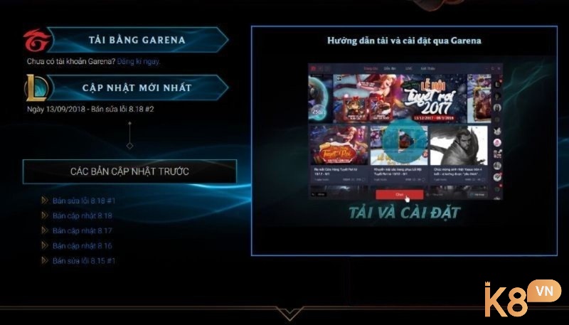 Tùy chỉnh Garena và nền tảng nội địa giúp tải game nhanh hơn.