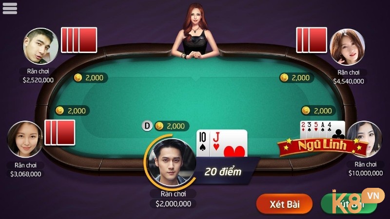 Các hành động của nhà cái khi chơi bài blackjack
