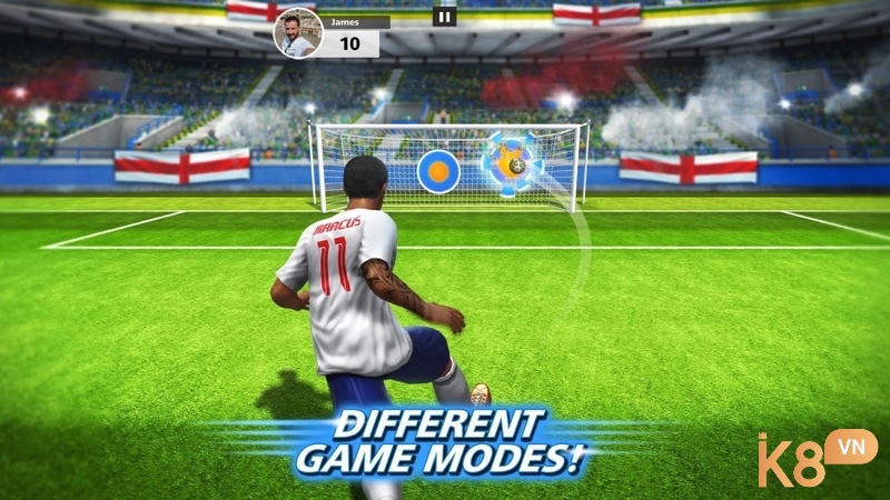 Người chơi trải nghiệm đồ họa sống động và lối chơi đa dạng trong game bóng đá mobile, từ quản lý đội bóng đến những trận đấu kịch tính