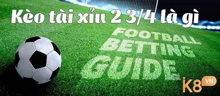 Đặt Tài trong kèo tài xỉu 2.75 sẽ thắng khi trận đấu có từ 3 bàn trở lên.