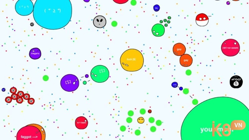 Agar.io thành công nhờ sự tối giản nhưng tạo ra trải nghiệm cạnh tranh đầy lôi cuốn