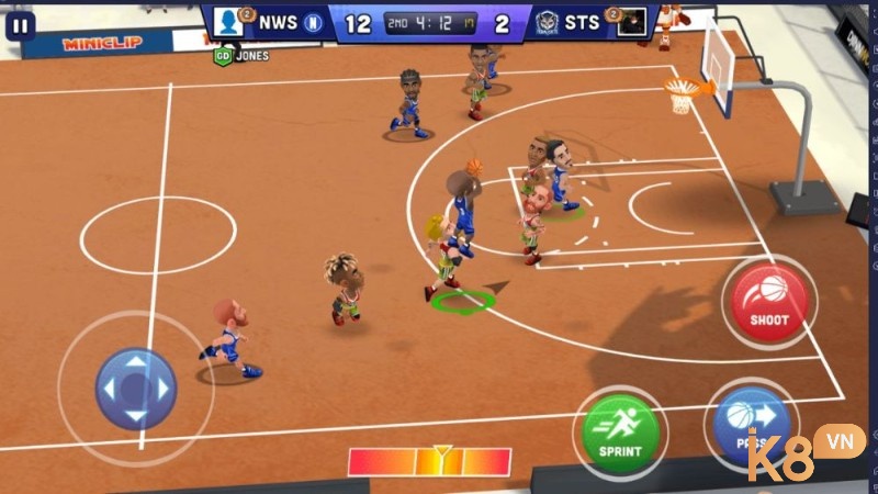 Mini Basketball ghi điểm nhờ sự kết hợp giữa thể thao chân thực và phong cách giải trí vui nhộn