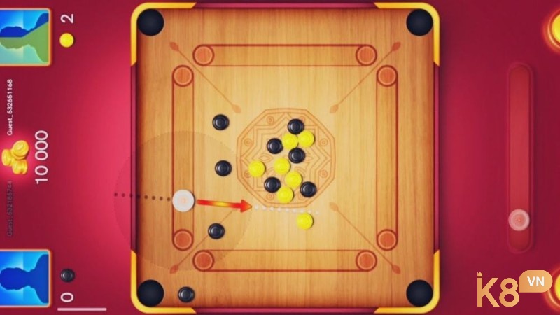 Carrom Pool Online nổi bật với gameplay đơn giản nhưng đầy tính cạnh tranh và lôi cuốn