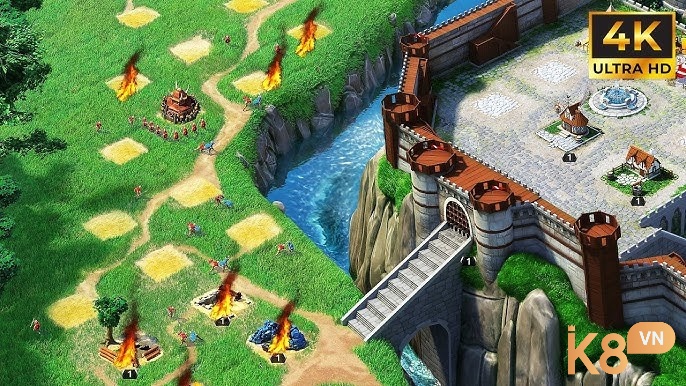 March of Empires hấp dẫn bởi bối cảnh lịch sử và lối chơi chia phe, mang lại cảm giác làm chủ một đế chế thực thụ