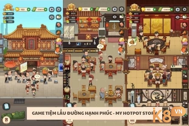 Tiệm lẩu Đường Hạnh Phúc nổi bật với không khí ẩm thực truyền thống và cách quản lý cuốn hút