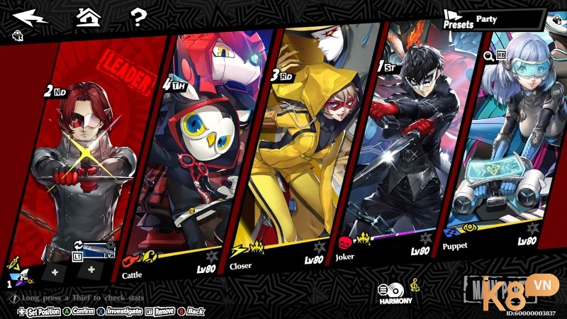Persona 5: The Phantom X thu hút nhờ phong cách anime cá tính, gameplay turn based đặc trưng