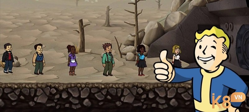 Fallout Shelter gây ấn tượng bởi lối chơi quản lý sáng tạo và phong cách đồ họa độc đáo