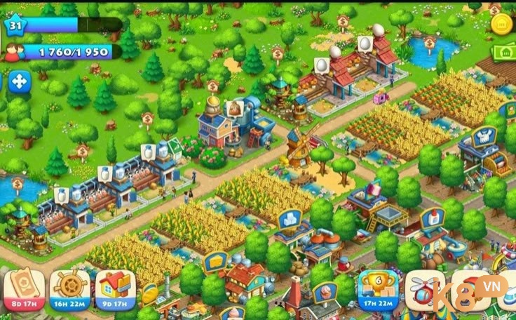 Township mang lại trải nghiệm thư giãn, dễ thương nhưng vẫn đầy thử thách trong quản lý nông trại và thành phố